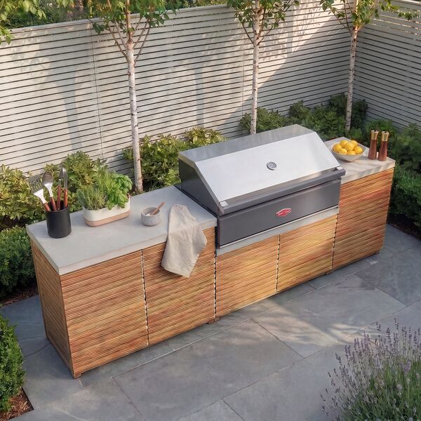 Bali Outdoor Kitchen Unit - Medium Configuration / Beefeater 1700 Series BBQ