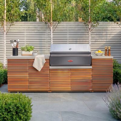 Bali Outdoor Kitchen Unit - Medium Configuration / Beefeater 1700 Series BBQ