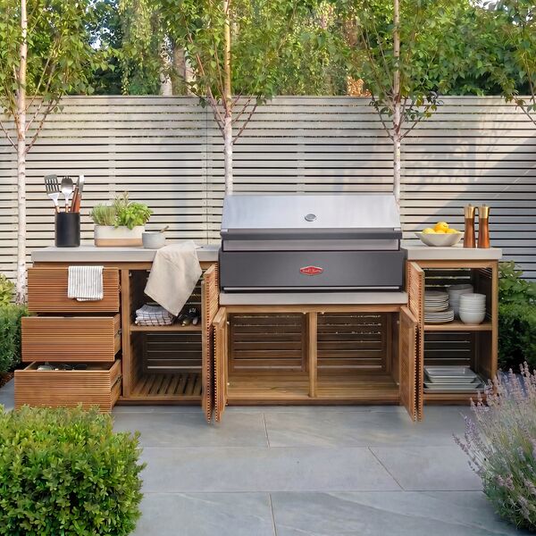 Bali Outdoor Kitchen Unit - Medium Configuration / Beefeater 1700 Series BBQ