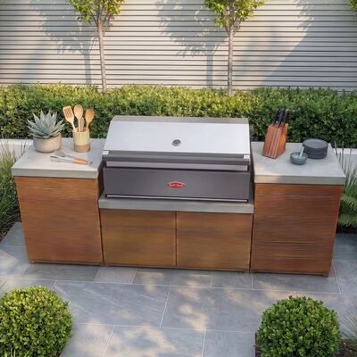Bali Outdoor Kitchen Unit - Small Configuration / Beefeater 1700 Series BBQ