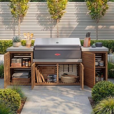 Bali Outdoor Kitchen Unit - Small Configuration / Beefeater 1700 Series BBQ