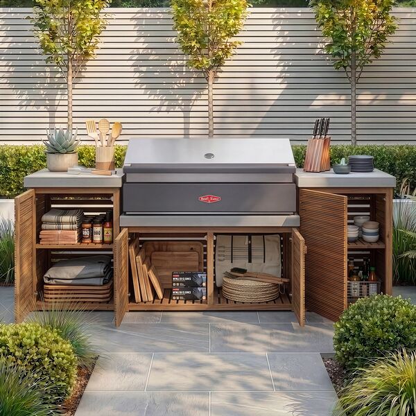 Bali Outdoor Kitchen Unit - Small Configuration / Beefeater 1700 Series BBQ