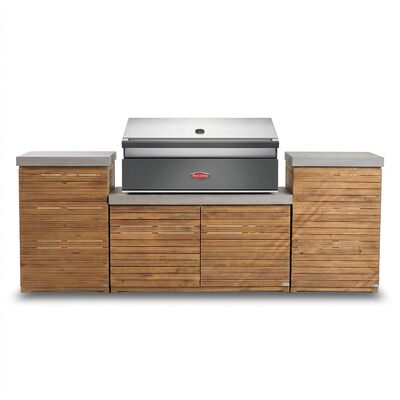 Bali Outdoor Kitchen Unit - Small Configuration / Beefeater 1700 Series BBQ