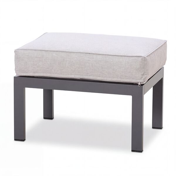 New York Corner Dining Set with Rising Table / Dove Grey - Ceramic Glass