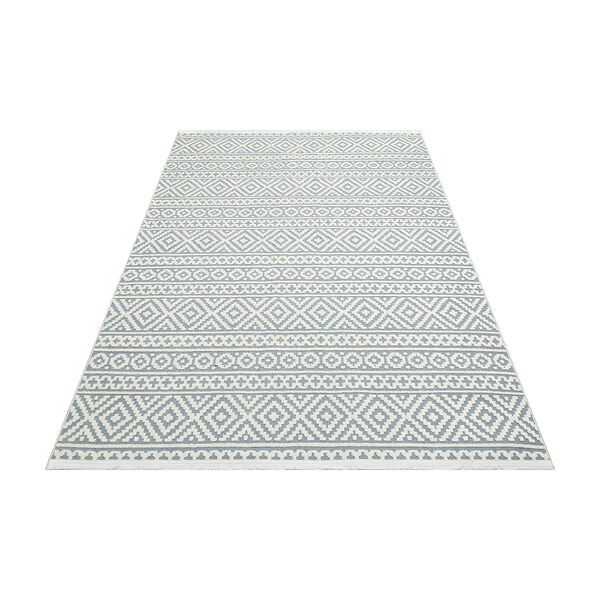 Jazz - Aztec Blue Indoor and Outdoor Rug - 220cm x 160cm product image