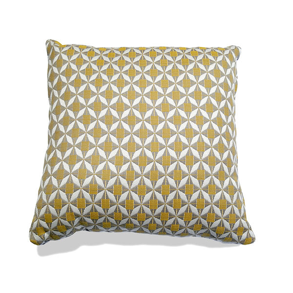 Maze - Pair of Outdoor Fabric Scatter Cushion (43x43cm) - Mosaic Yellow product image
