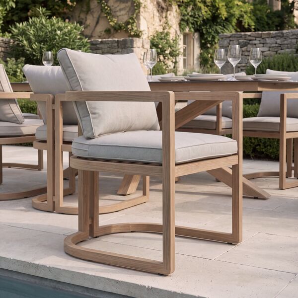 Malibu 2 Seat Bistro Set - Wood Effect