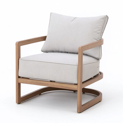 Malibu 3 Seat Sofa Set with Rising Table and Bench - Wood Effect