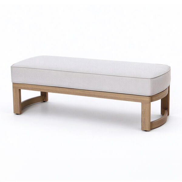 Malibu 3 Seat Sofa Set with Rising Table and Bench - Wood Effect