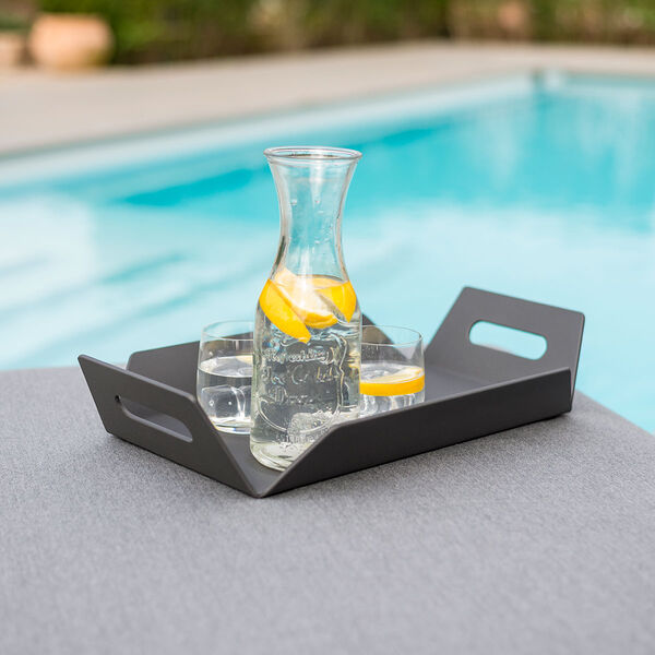 Maze - Outdoor Fabric Allure Double Sunlounger - Flanelle product image