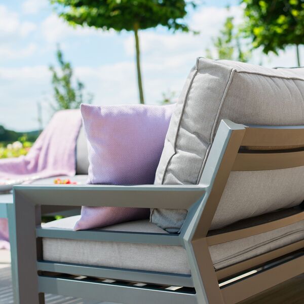 Maze - New York Aluminium Corner Sofa Set - Dove Grey product image