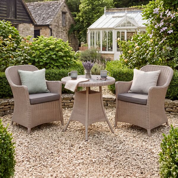 Turin 2 Seat Bistro Set - Natural