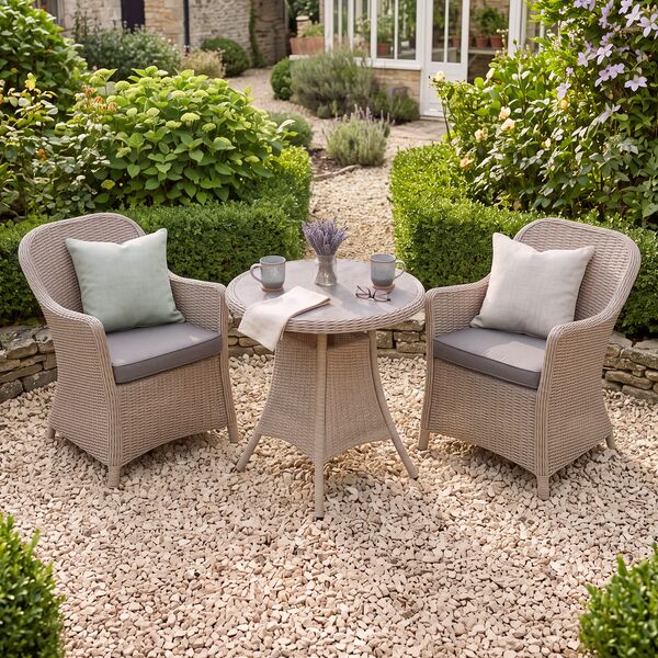 Turin 2 Seat Bistro Set - Natural