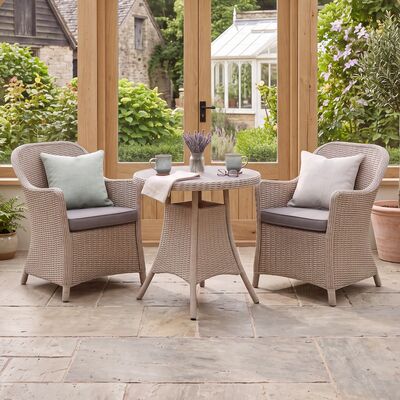 Turin 2 Seat Bistro Set - Natural