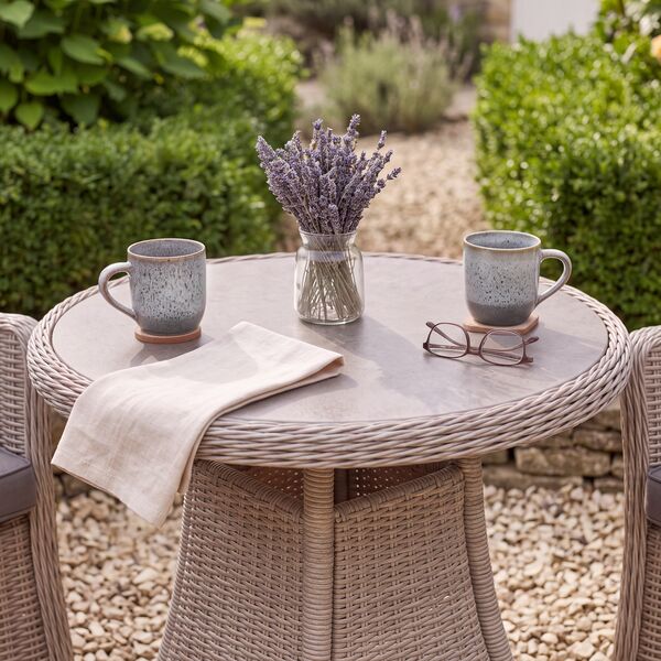 Turin 2 Seat Bistro Set - Natural