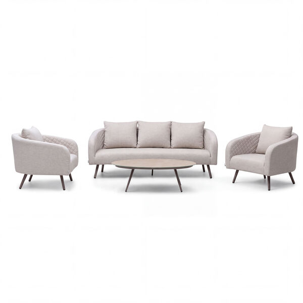 Ambition 3 Seat Sofa Set - Latte