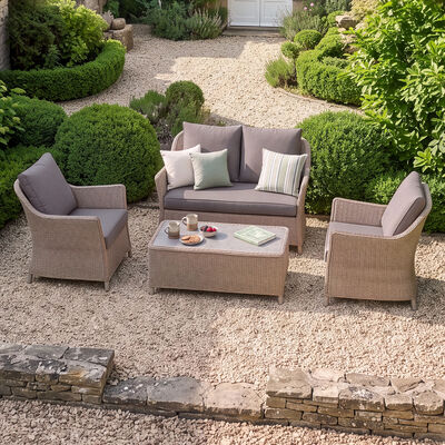 Turin 2 Seat Sofa Set - Natural