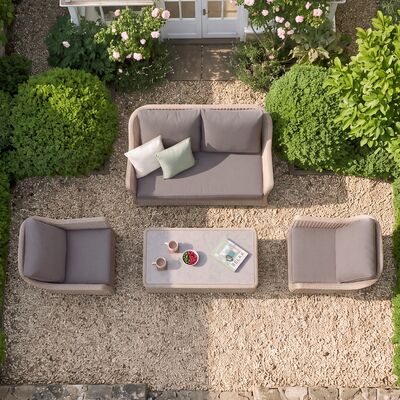 Turin 2 Seat Sofa Set - Natural