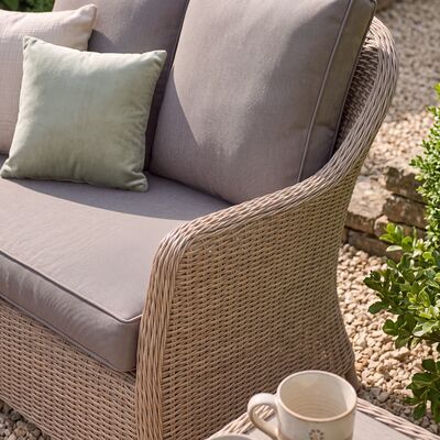 Turin 2 Seat Sofa Set - Natural