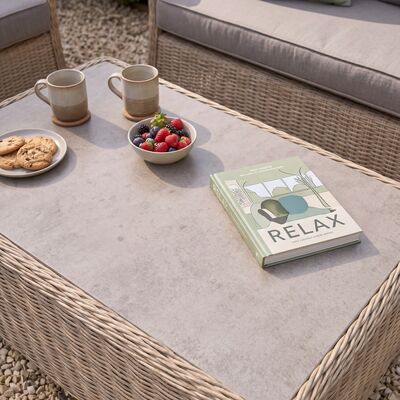 Turin 2 Seat Sofa Set - Natural