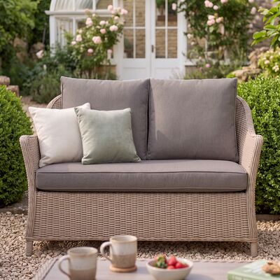 Turin 2 Seat Sofa Set - Natural