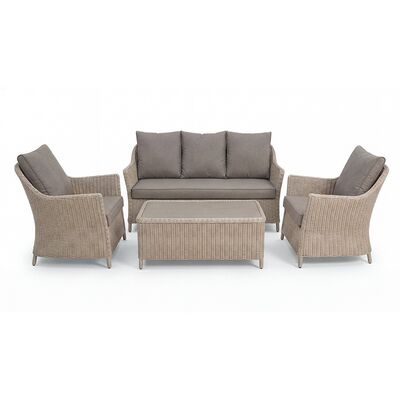 Turin 3 Seat Sofa Set - Natural