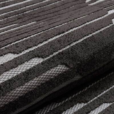 Jazz - Diamond Black / Grey Indoor and Outdoor Rug - 220cm x 160cm product image