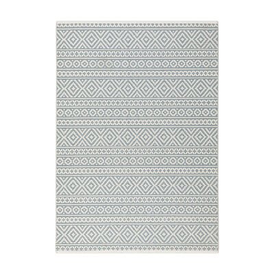 Jazz - Aztec Blue Indoor and Outdoor Rug - 220cm x 160cm product image
