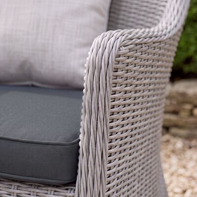 Turin 2 Seat Bistro Set - Light Grey