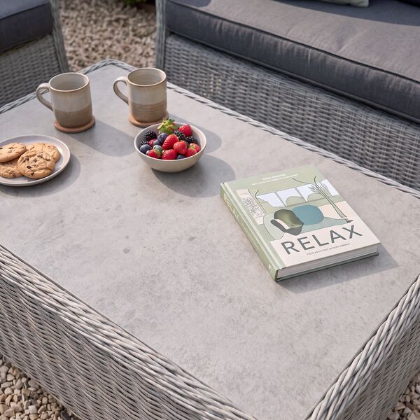 Turin 2 Seat Sofa Set - Light Grey