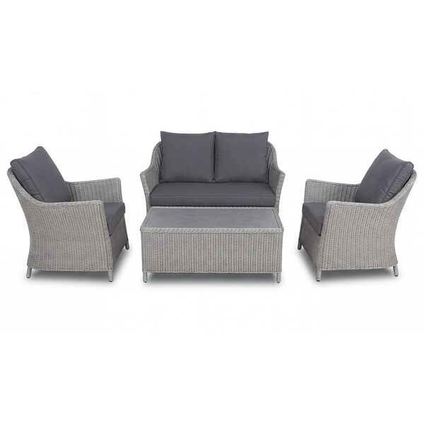 Turin 2 Seat Sofa Set - Light Grey