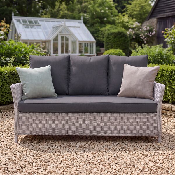 Turin 3 Seat Sofa Set - Light Grey