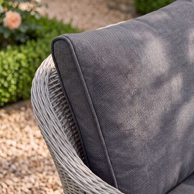 Turin 5pc Lounge Set with Rising Table - Light Grey
