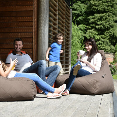 Extreme Lounging - Mighty Quilted Bean Bag - Brown product image