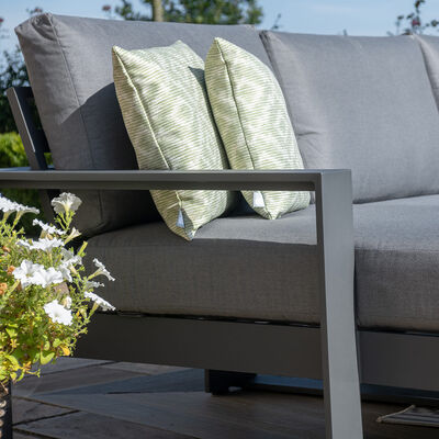 Maze - Amalfi Chaise Aluminium Sofa Set - Grey product image