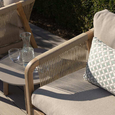 Maze - Martinique Rope Weave Lounge Set with Round Coffee Table product image