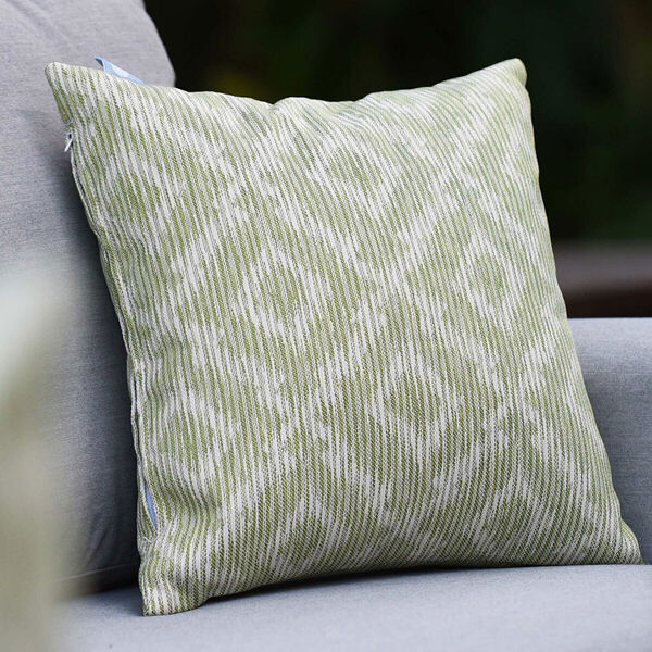 Maze - Pair of Outdoor Scatter Cushion (50x50cm) - Santorini Green product image
