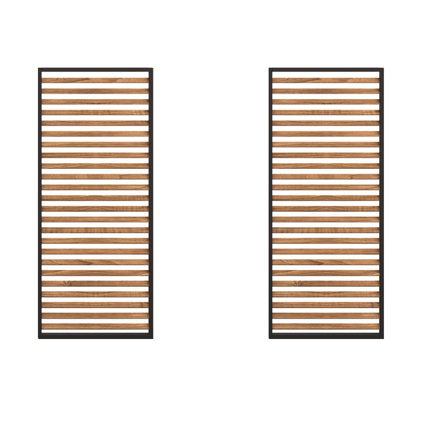 Maze - Como Pergola Louvre Panel (90 x 218cm) fit in 3m - Wood Effect product image