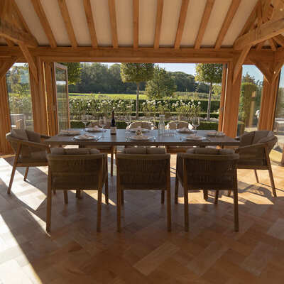 Maze - Martinique Rope Weave 8 Seat Rectangular Dining Set product image