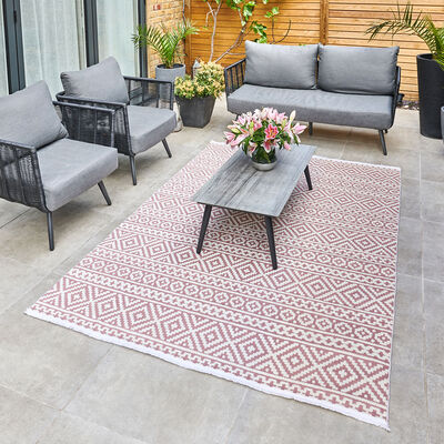 Jazz - Aztec Rose Indoor and Outdoor Rug - 220cm x 160cm product image