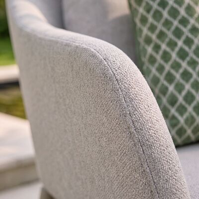 Bellagio Outdoor Fabric Pair of Dining Chairs - Champagne