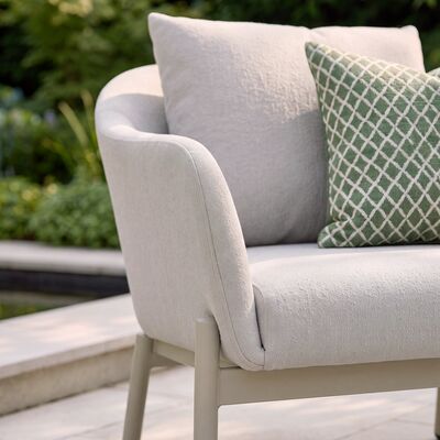 Bellagio Outdoor Fabric Armchair - Chanmpagne