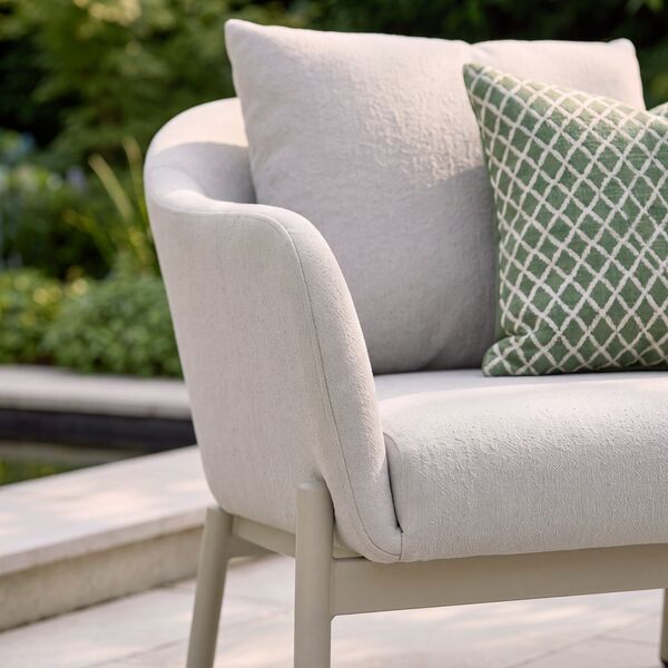 Bellagio Outdoor Fabric Armchair - Chanmpagne