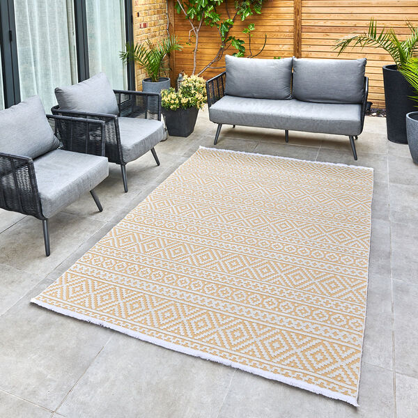 Jazz - Aztec Amber Indoor and Outdoor Rug - 290cm x 190cm product image