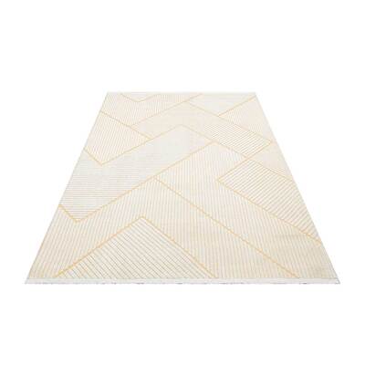Jazz - Geometric Amber Indoor and Outdoor Rug - 290cm x 190cm product image