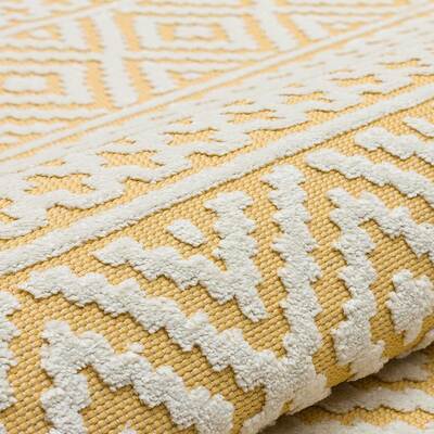 Jazz - Aztec Amber Indoor and Outdoor Rug - 290cm x 190cm product image