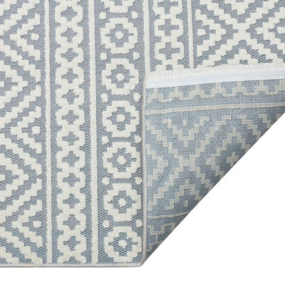Jazz - Aztec Blue Indoor and Outdoor Rug - 220cm x 160cm product image