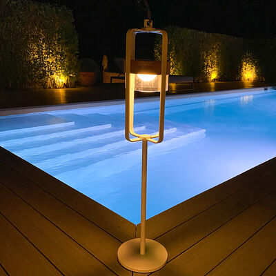 Maze - Satellite Large Solar Light with Stand white product image