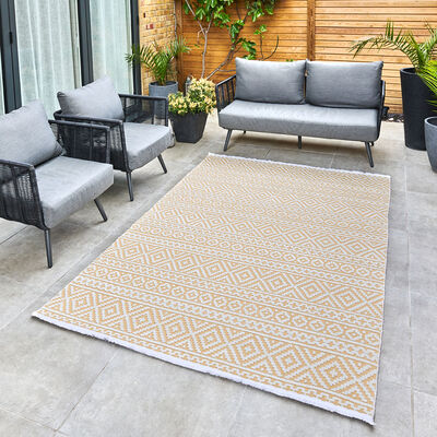 Jazz - Aztec Amber Indoor and Outdoor Rug - 220cm x 160cm product image