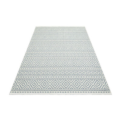 Jazz - Aztec Blue Indoor and Outdoor Rug - 290cm x 190cm product image